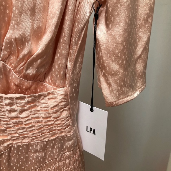 LPA | NWT Elettra Dress Blush Pink Night Out Dress Size Medium - Picture 5 of 11